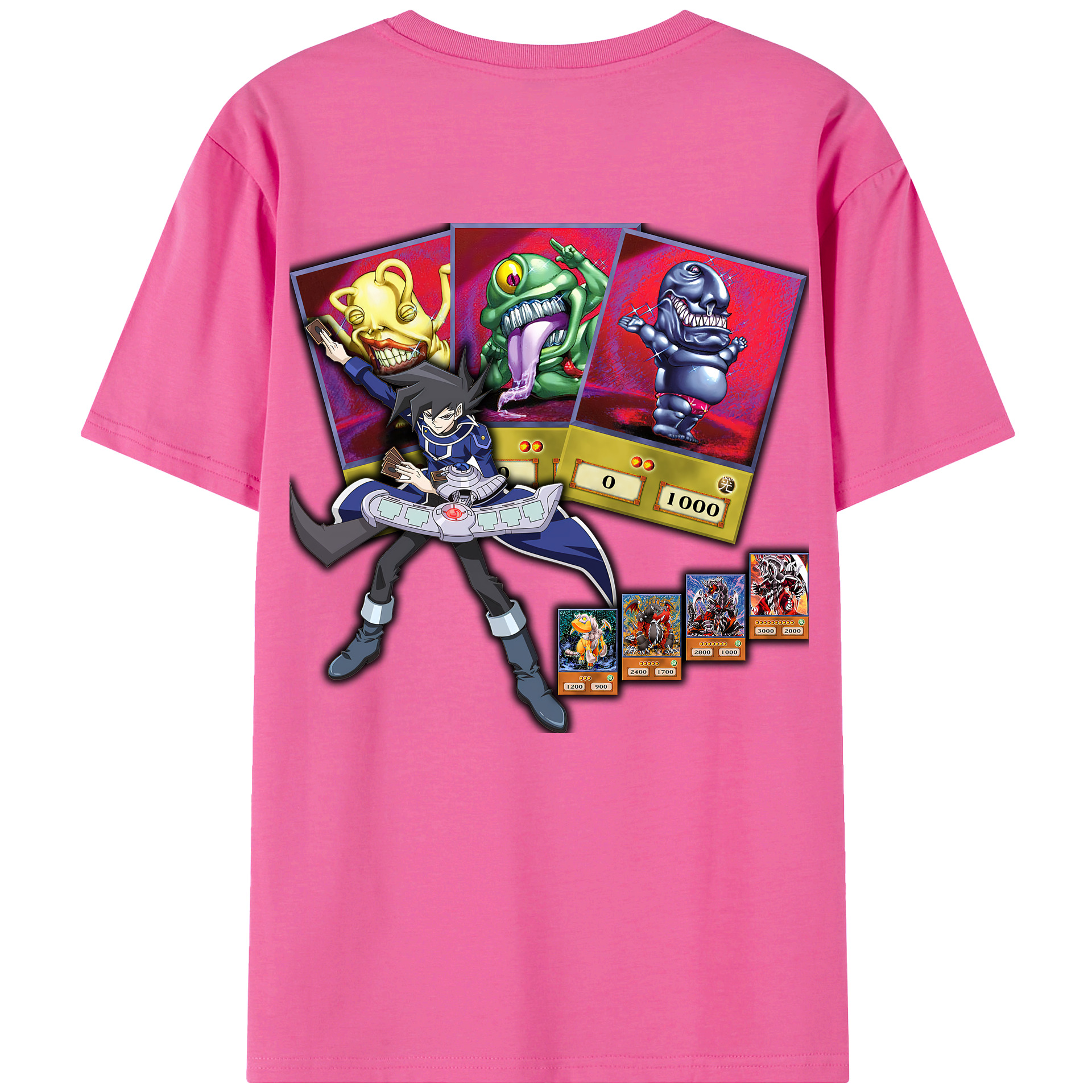 （画像用） 遊☆戯☆王 Yu-Gi-Oh! レディース半袖Tシャツ(バックプリント)